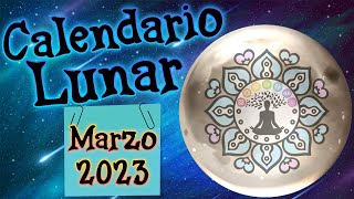 Fases lunares en Marzo 2023 🌙 Calendario lunar Marzo 2023 🌙 ¿Cuándo hay luna llena en marzo? 🌙