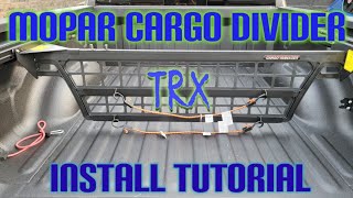 Mopar Cargo Divider Tutorial Ram TRX