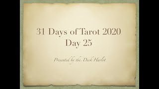 Day 25 - 31 Days of Tarot 2020