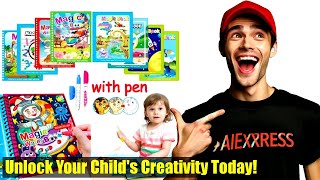 Magical Water Drawing Book Review | Children's Early Education Toy