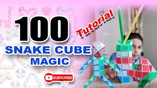 Snake cube video tutorial ! How to Solve Rubik's Snake Cube Puzzle