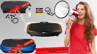 Best Top 3 Vibration Plate Platform Exercise Machine Review On YouTube