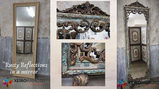 Rusty Reflections in a Mirror #diy #tutorial #Paverpol