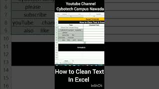 Learn How to Clean Text in Excel