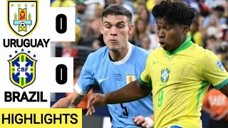 🌕 Brazil (0-0) Uruguay (2-4) Penalties HighLights: Brasil Eliminated from Copa America on Penalties