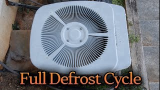 1995 Carrier TECH 2000 Heat Pump FULL DEFROST CYCLE