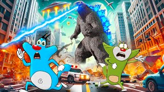 Roblox Unnatural Disaster Distroyed Oggy's City !