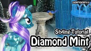 REUPLOAD: My Little Pony: Diamond Mint Frozen Princess Hair Styling Tutorial MLP