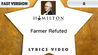 6 episode: Hamilton - Farmer Refuted [Music Lyrics] - 3x faster