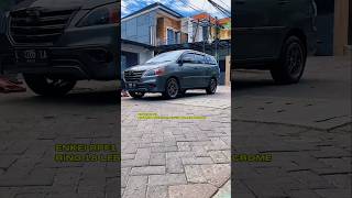 Tampilan KEREN Kijang Innova pakai velg racing ring 17 lebar 8 BLACK CROME