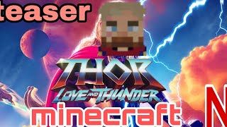 arvel #marvelstudios #marvelentertainment Thor: Love and Thunder Official trailer in Minecraft hindi