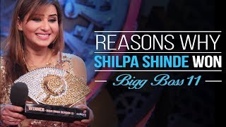 Reasons Why Shilpa Shinde Won Bigg Boss 11 | Bollywood Everywhere