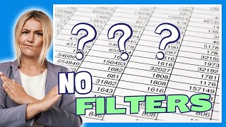 This is why I don't use filters anymore #Excel #exceltips #education