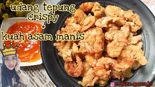 UDANG GORENG crispy simple praktis  -Masakan sederhana sehari hari - menu rumahan