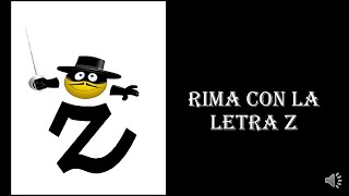 RIMA CON LA LETRA Z