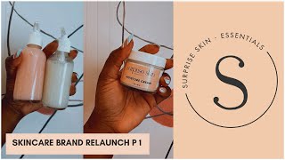 Small Business Vlog |Relaunching My Skin Care Brand | How To Print Product Labels |