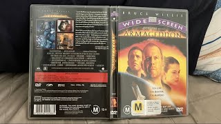 Opening and Closing To "Armageddon" (Touchstone Home Video) DVD Australia (Original 1999/2000/1?)