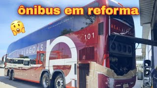 reforma em ônibus