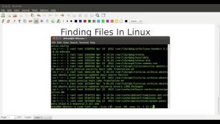 034 Finding Files in Linux