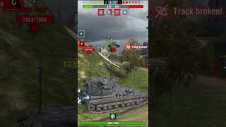 FV 215 B 183 gets T110E5 + IS-7 + AMX 50 B - World Of Tanks Blitz #shorts #wotblitz #wargaming