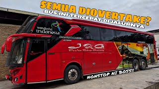 SEMUA BUS DIOVERTAKE ❓KALI INI BUS INI TERCEPAT DIJALURNYA❗TRIP B.ACEH-MEDAN WITH JRG NONSTOP❗#part3