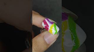 Colourful nail art design #shorts #nailart