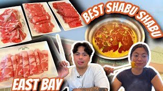 OUR FIRST TIME EATING AT ALL YOU CAN EAT SHABU SHABU in the EAST BAY | Little Dipper SHABU SHABU