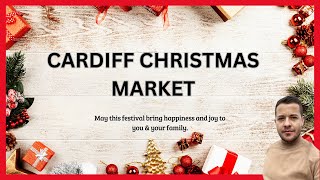 CARDIFF CHRISTMAS MARKET 2023 |  WALK TOUR | #cardiff #travel  #youtube