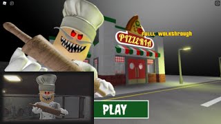 Roblox Pizza’s pizeria scary game Obby Full walkthrough