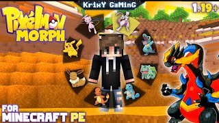 BEST PIXELMON MORPH MOD FOR MINECRAFT PE | POKEMON MORPH ADDON MINECRAFT PE 1.19+ | 2022!