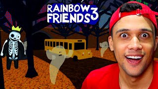 🎃 👻 O RAINBOW FRIENDS ATUALIZOU! HALLOWEEN NO RAINBOW FRIENDS 3!