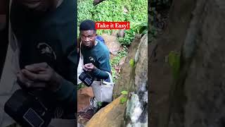 City Girls first time in Africa typical Village || Adventurous Hiking #exploreghana #africanvillage