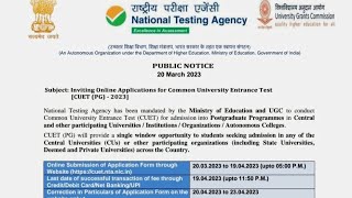 CUCET-2023 for PG Admissions