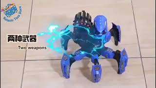 2.4g radio remote control shooting spider robot