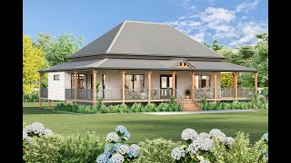 4 Bedroom + Office Homestead Ranch Style Home Plan