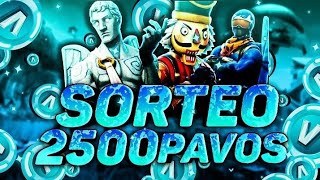 SORTEO DE 2500 PAVOS FORTNITE (25€) /CODE:YOUTUBE_CYNER_15/