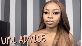 THE UNI ADVICE YOU DIDN'T KNOW YOU NEEDED | I KEEP IT REALER THAN REAL | ft LEMODA x ALIPEARL HAIR