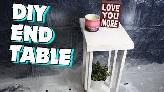 How To Build an End Table | DIY Furniture | Home Décor Ideas