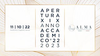 Inaugurazione XIX Anno Accademico | ALMA