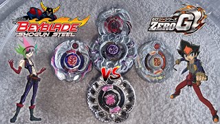 Pegasis Bahamut VS Salamander Ifrid and all my Zero G Beys | Beyblade Shogun Steel Syndrome Battle!!