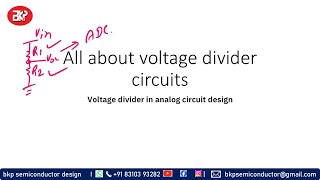 100 all about voltage divider in analog circuit design and claculator