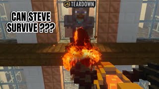 Can Steve Survive Lavagun? 4K REALISTIC MINECRAFT TEARDOWN