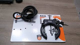 TRIS BIKE  e il blocca ruota AXA SOLID PLUS + PI150