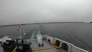 Leaving Tobermory on the Chi-Cheemaun Ferry July 2019