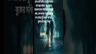 যে রাইতে তোমার লগে বৃষ্টিতে ভিজুম। Voice : Atoshi। 2k24.🥰@loveandsadstory. #full_part