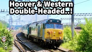 Hoover & Western DOUBLE-HEADED, Plus TnT LOCOS & Light Engines at Bescot 02/06/24