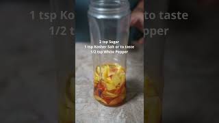 How to make Peach Vinaigrette