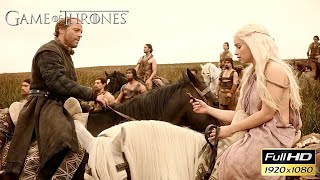 DAENERYS TRAVELS WITH DOTHRAKI | 1080p HD | GAME OF THRONES S01 E02