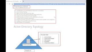 Install Windows 2019 Active Directory Role, promote to a Domain Controller