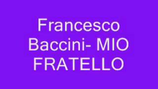 Francesco Baccini - MIO FRATELLO